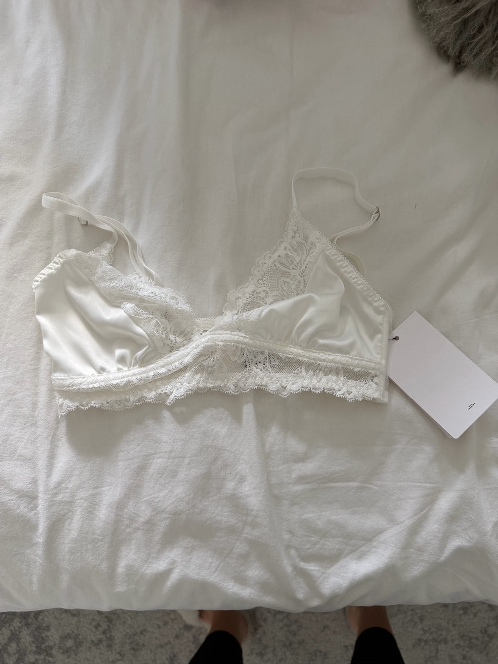 💗5 for $15💗 Delicate White Lace Bralette - Women Intimates & Sleepwear